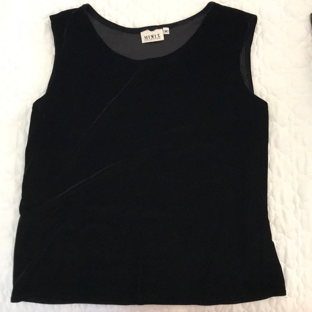 Vintage velvet top